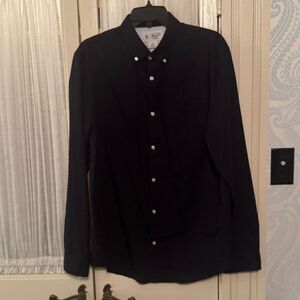 Original Penguin Men's Black Button-Up Shirt